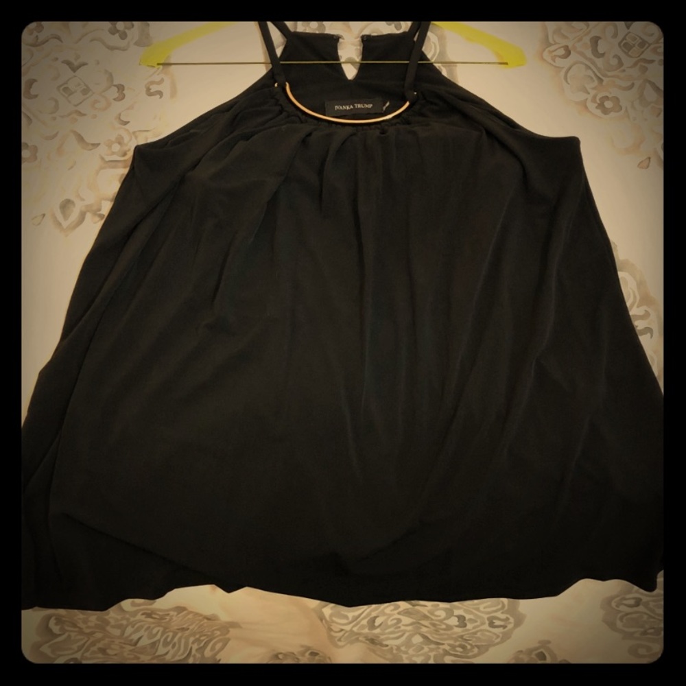 Black tank blouse